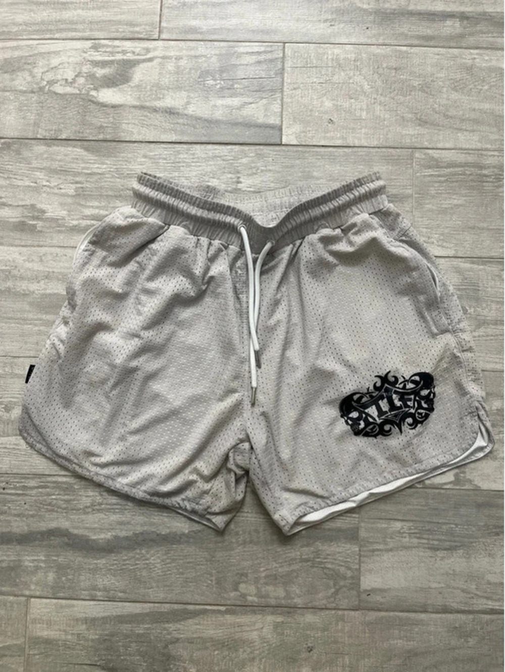 TLF Mesh Light Gray Shorts